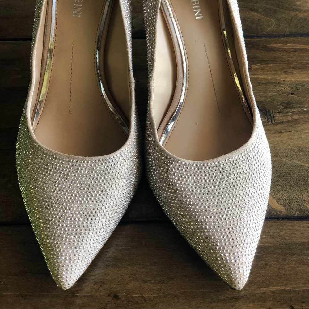 Gianni Bini Maxxa Microsuede Studded Pumps 8.5M